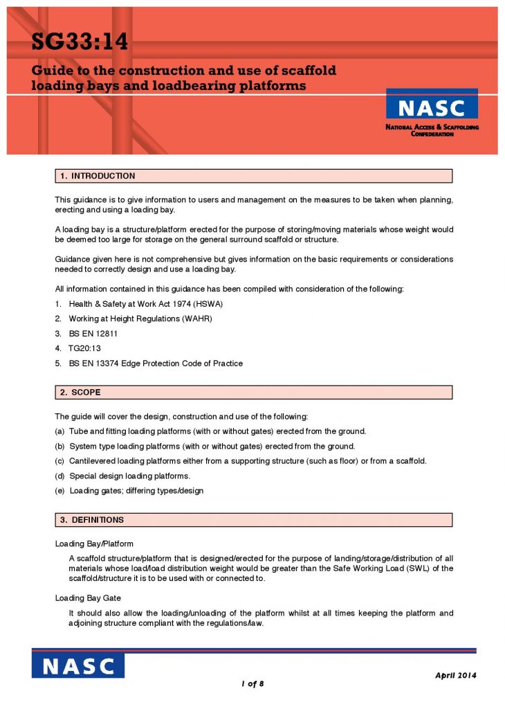 NASC National Access & Scaffolding Confederation