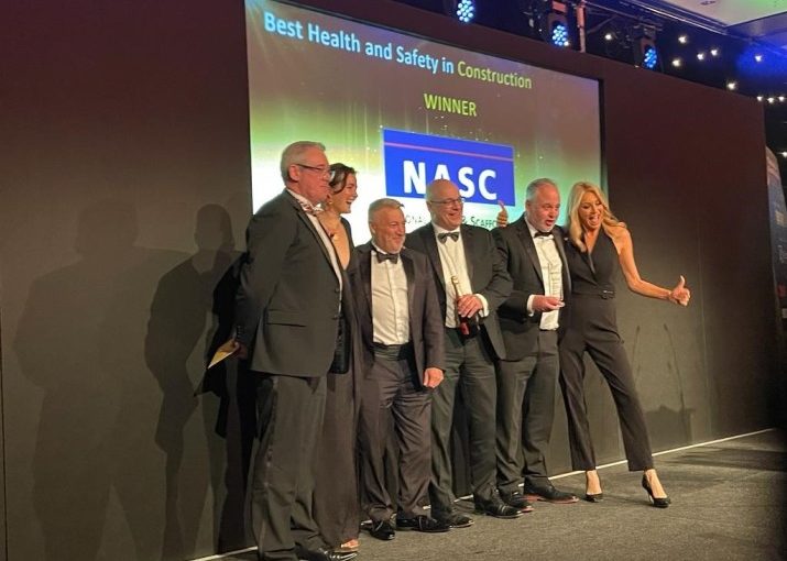 NASC wins ‘Best Health & Safety in Construction’ at SHE Awards