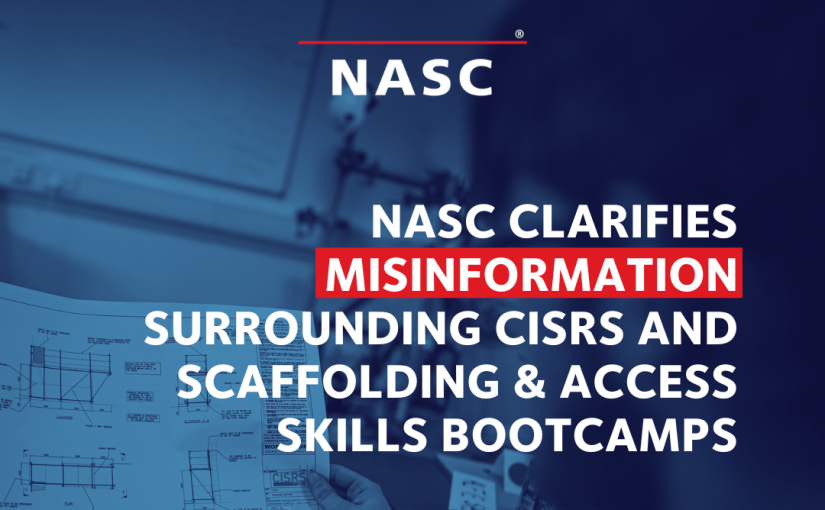 NASC Clarifies Misinformation Surrounding CISRS and Scaffolding & Access Skills Bootcamps